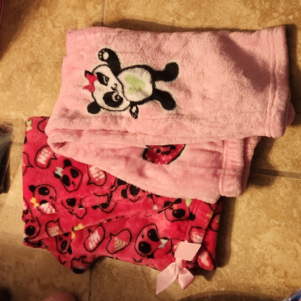 Girl's Pajama Pants, 2 pair